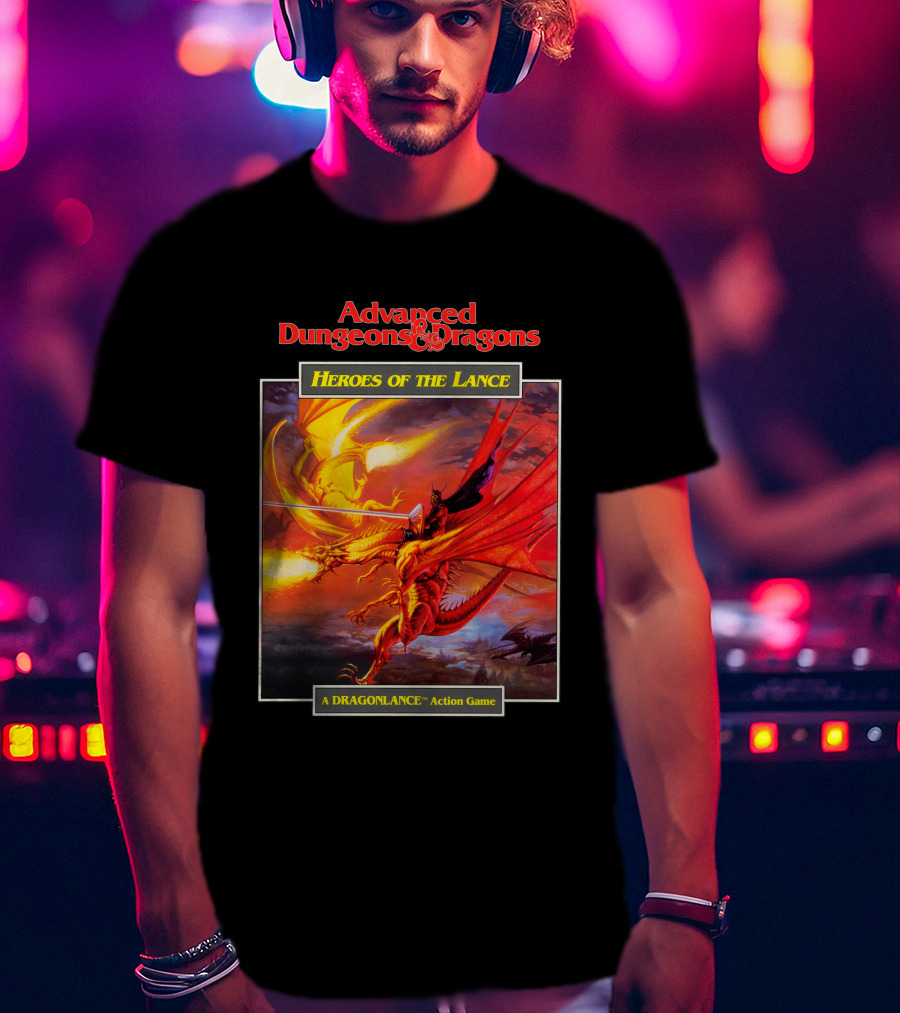 Advanced Dungeons And Dragons Heroes Of The Lance Dragonlance Action Game T-Shirt