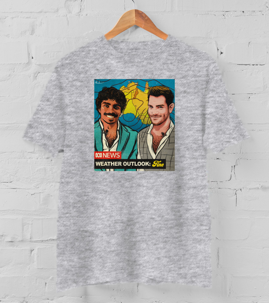 Nordacious ABC Weather News Weather Outlook Fine Rob Stott T-Shirt