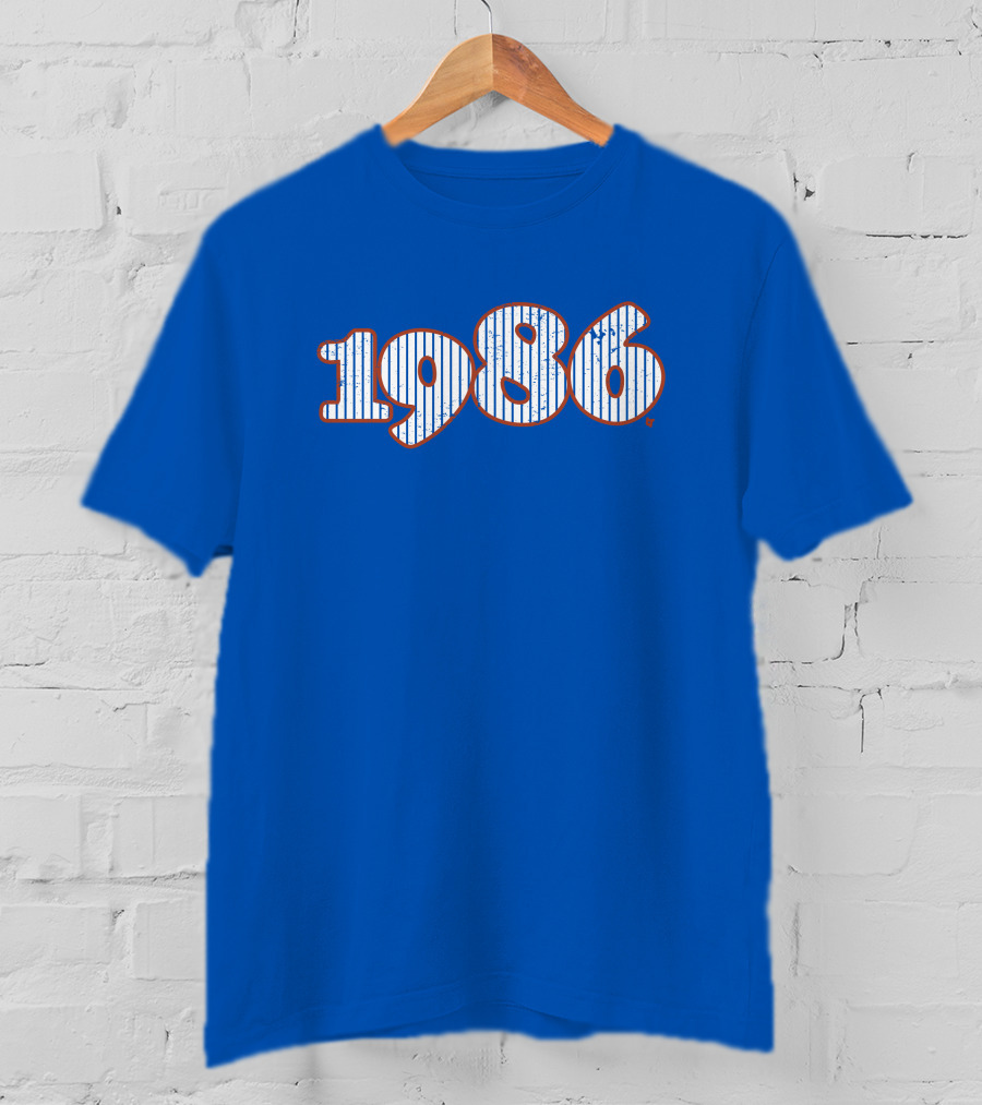 BreakingT New York Mets 1986 Lindor Game T-Shirt