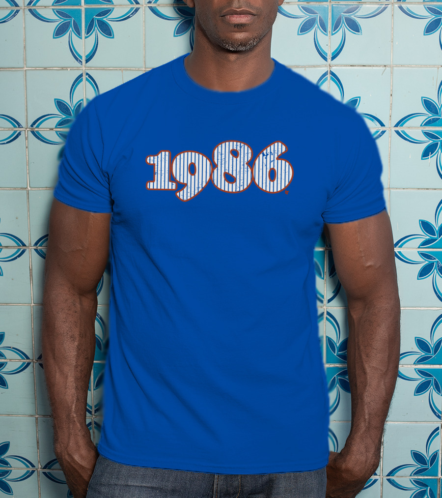 BreakingT New York Mets 1986 Lindor Game T-Shirt