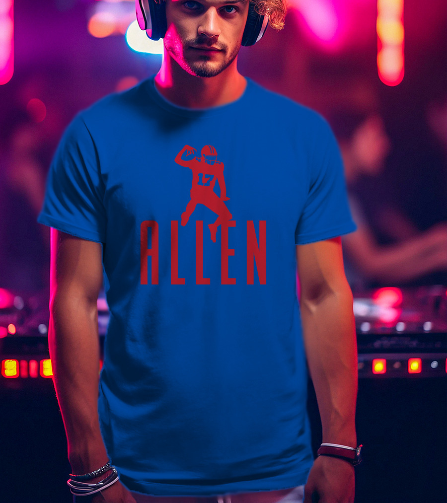 Buffalo Bills Allen 17 Football T-Shirt