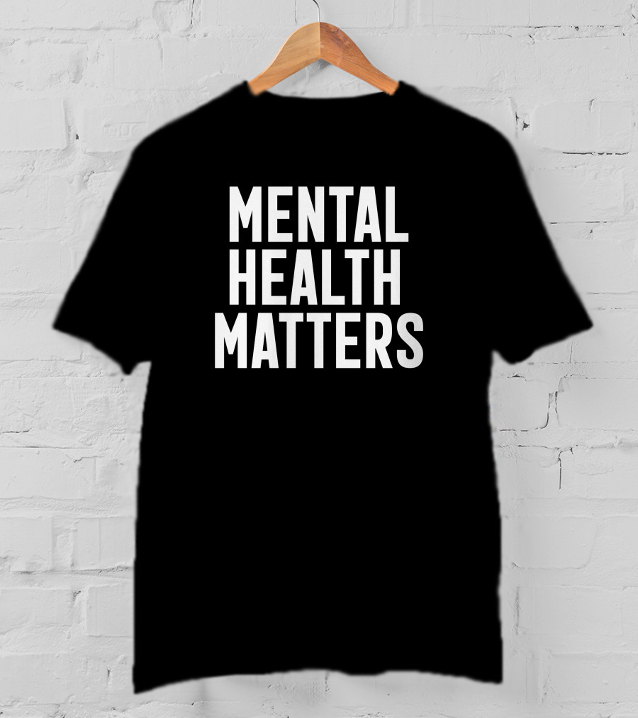 San Jose City College Mental Health Matters Awareness Message T-Shirt