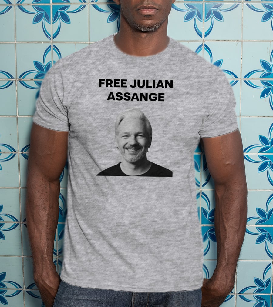 Free Julian Assange WikiLeaks Shop T-Shirt