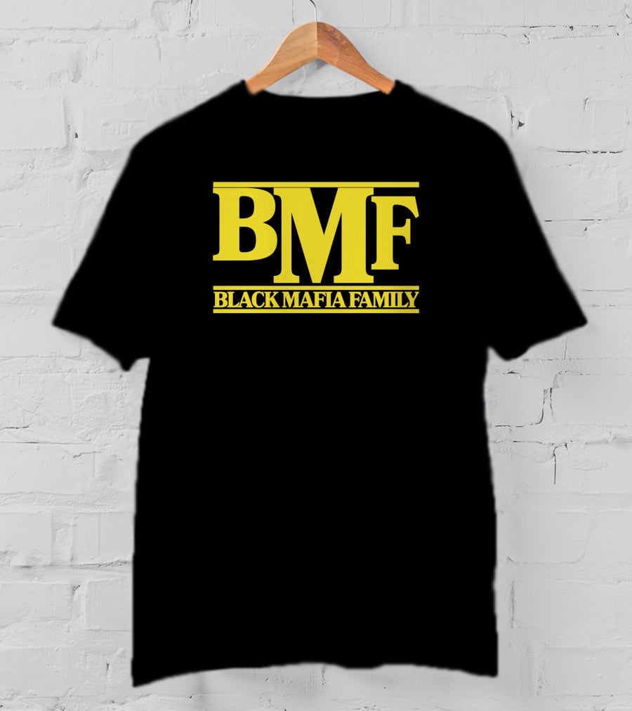BMF Black Mafia Family 50cent Logo Merchandise T-Shirt