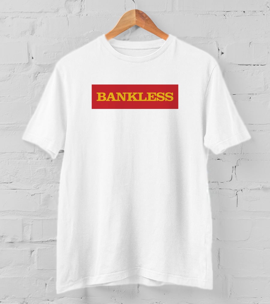 Metafactory Shop Bankless Box Logo DavidHoffman Bold Red T-Shirt