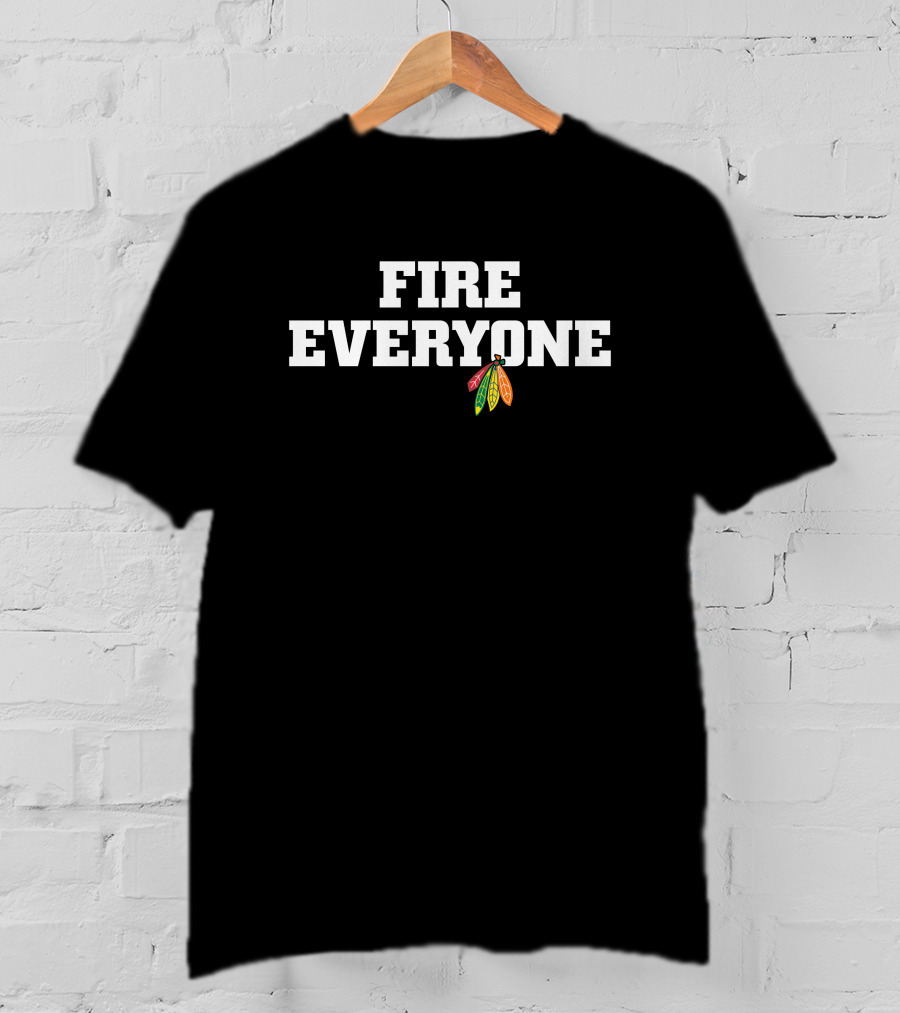 Chicitysports Chicago Hockey Fire Everyone T-Shirt