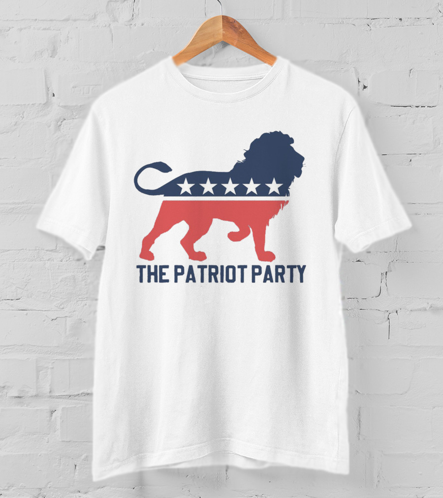 The Patriot Party Lion With Stars T-Shirt