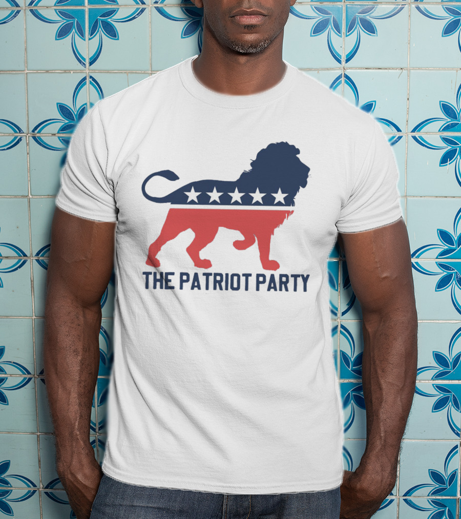 The Patriot Party Lion With Stars T-Shirt
