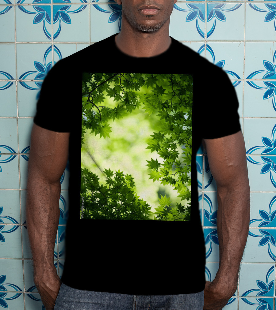 Short Lush Green Canopy Leaves T-Shirt