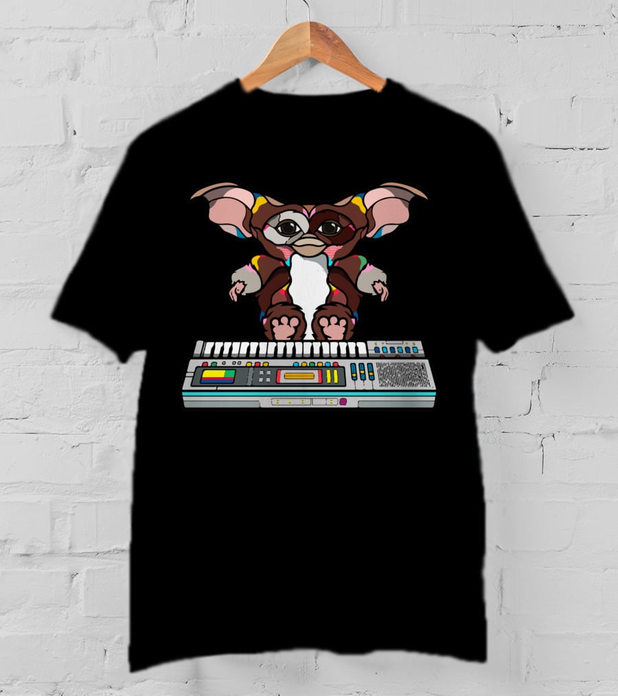 Gremlins Gizmo Synthesizer Keyboard T-Shirt
