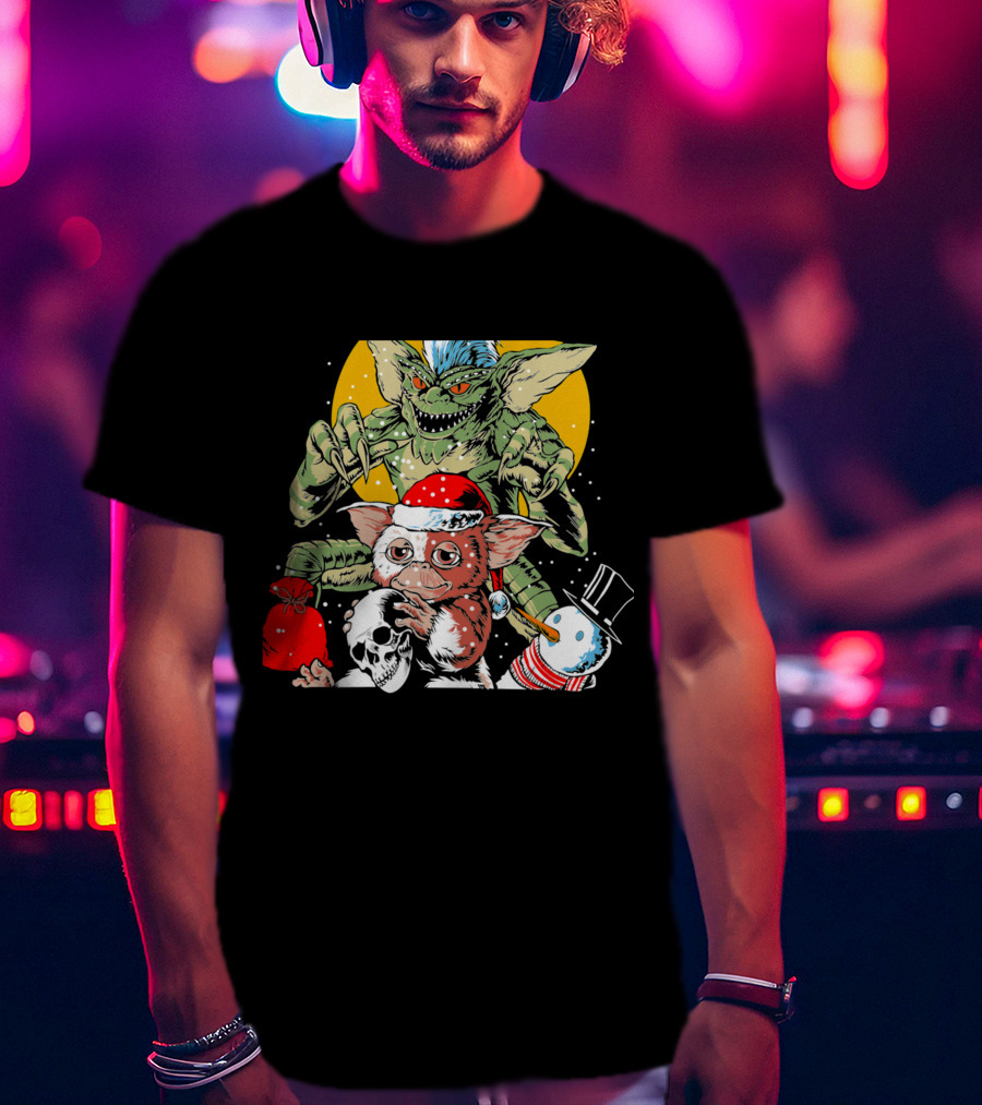 Gizmo And Gremlin Christmas Mischief Adventures T-Shirt