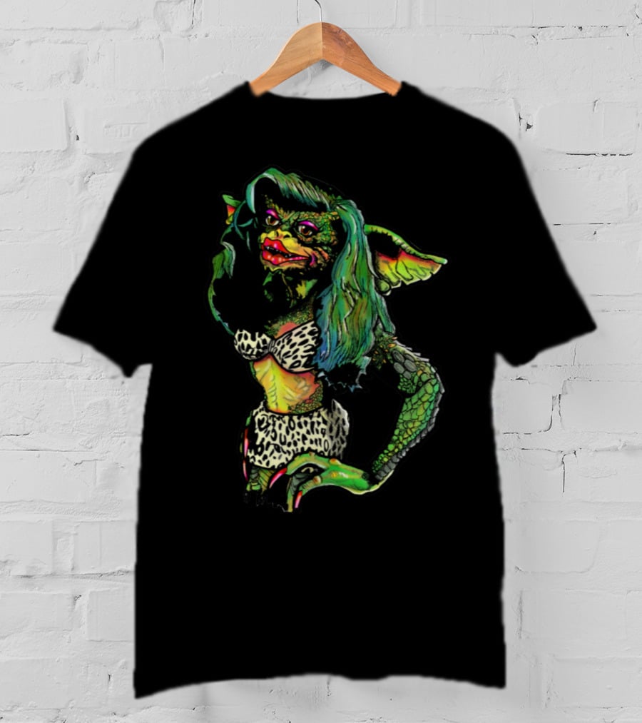 Gremlins Greta Gremlin Leopard Print Fashion T-Shirt
