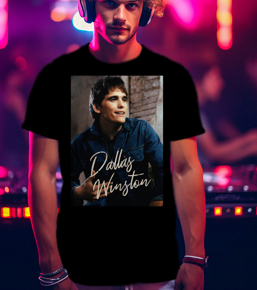 Dallas Winston The Outsiders 80s Movie Retro Denim T-Shirt