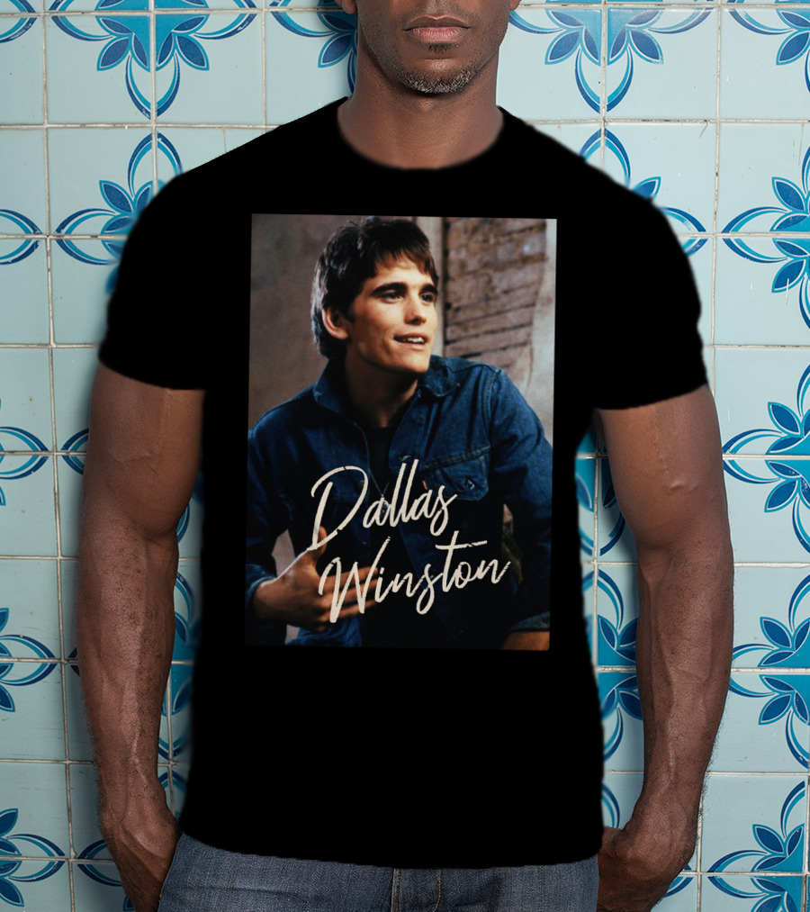 Dallas Winston The Outsiders 80s Movie Retro Denim T-Shirt