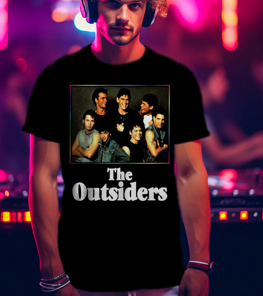 The Outsiders Movie Cast Ensemble Photograph T-Shirt