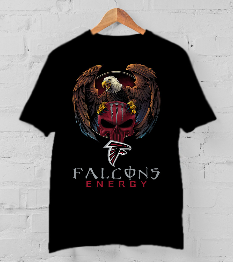 Falcons Energy Atlanta Falcons Skull Eagle T-Shirt