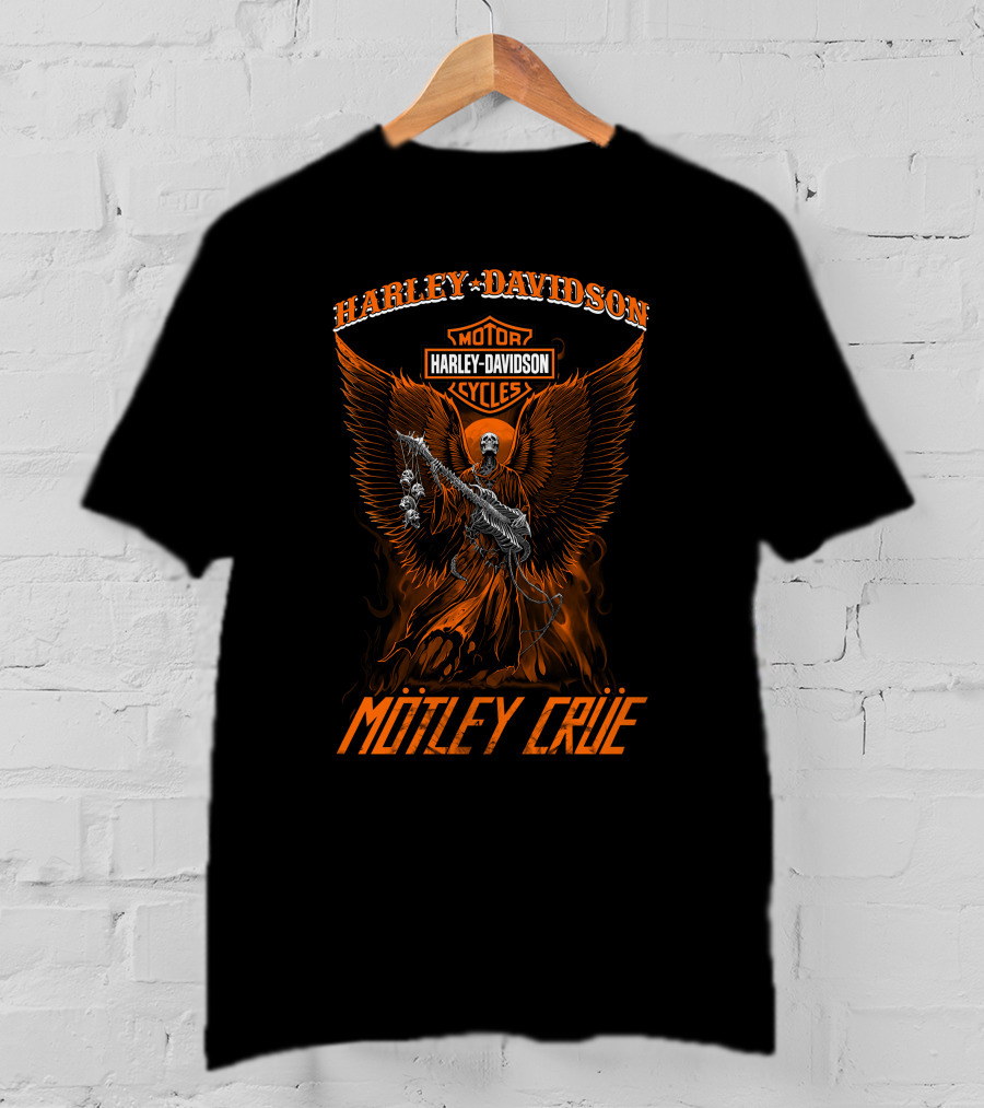 Harley Davidson Motor Cycles Mötley Crüe T-Shirt