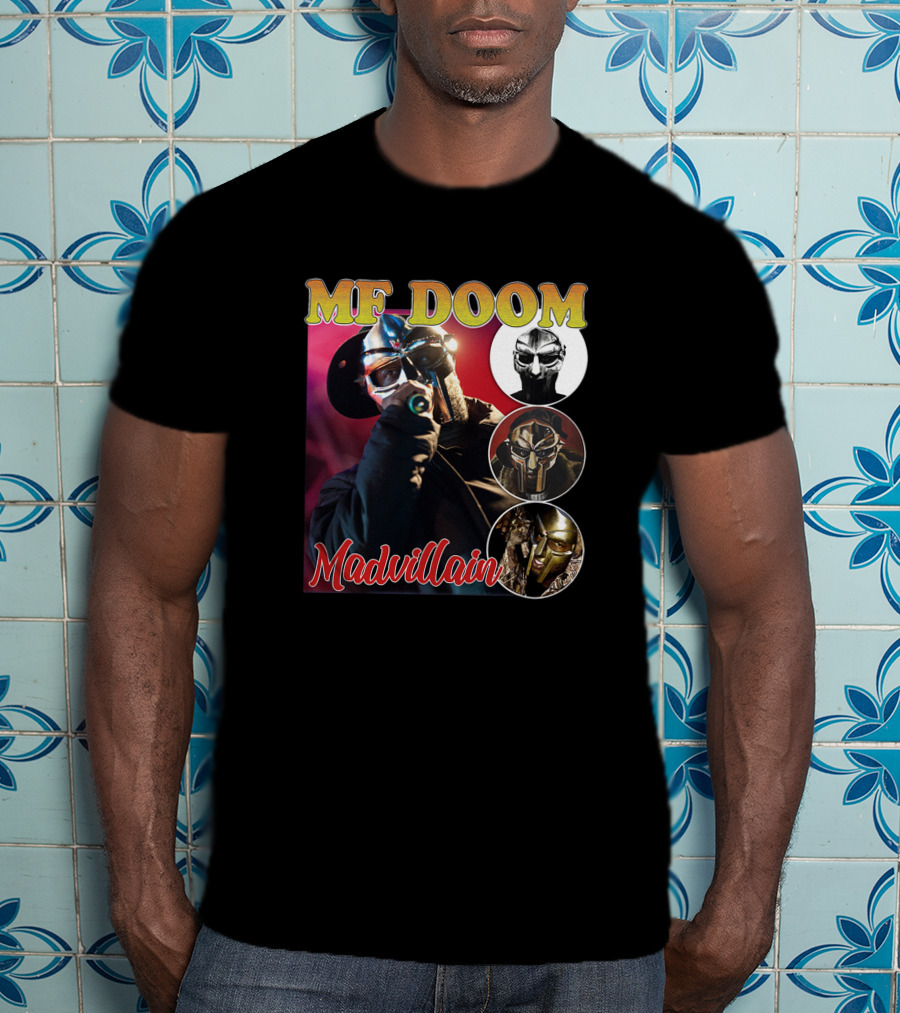 MF DOOM Madvillain Mask Images Fan T-Shirt