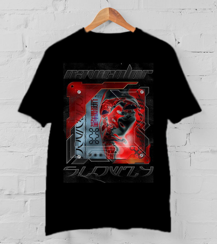 Navycolor Slowly Red Mask T-Shirt