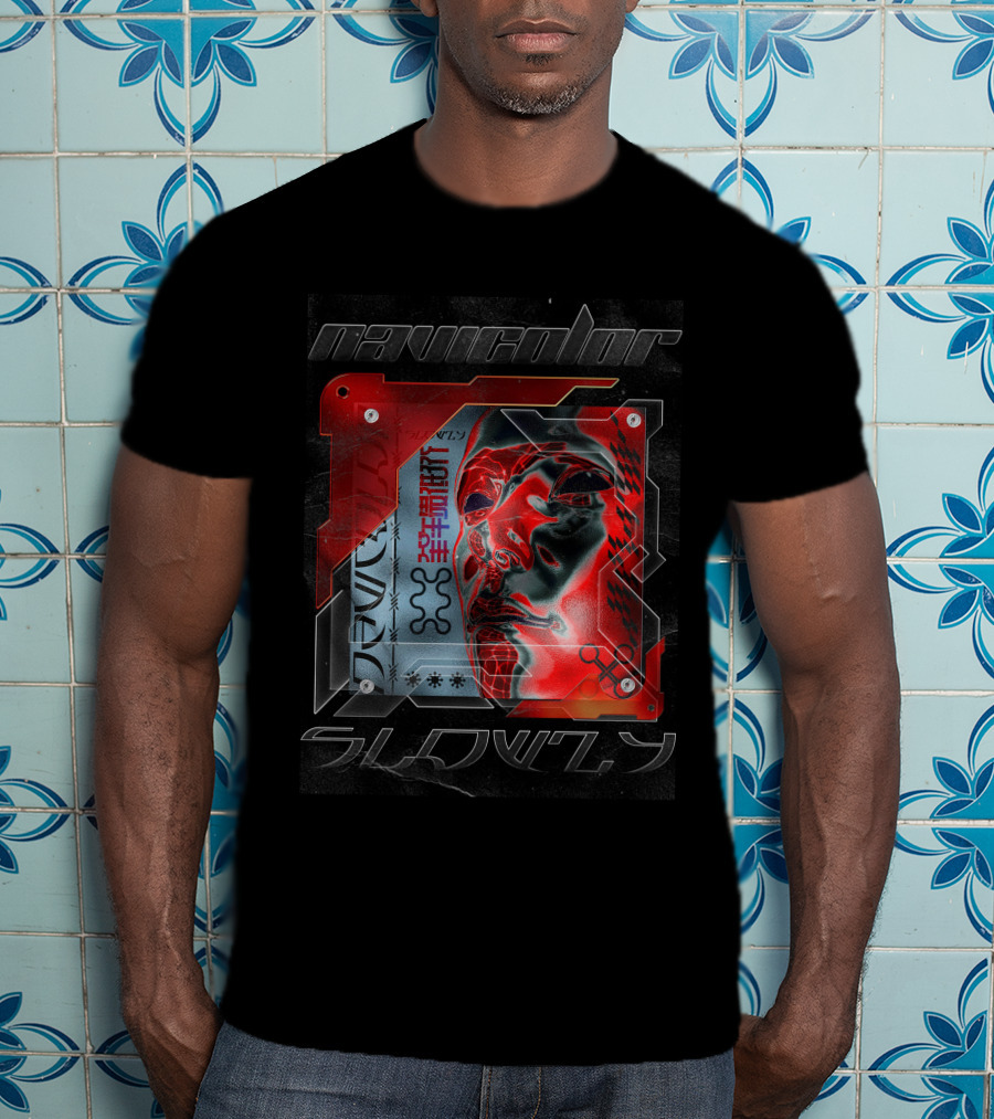 Navycolor Slowly Red Mask T-Shirt