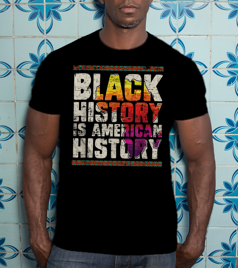 Black History Is American History African Roots Pride Black Americans Black History Month T-Shirt