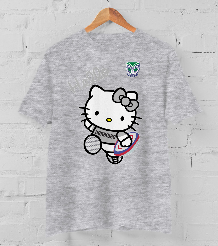 New Zealand Warriors Hello Kitty Rugby T-Shirt
