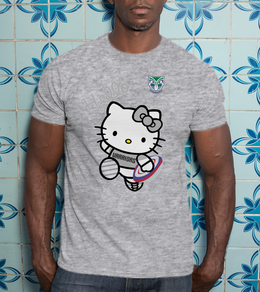New Zealand Warriors Hello Kitty Rugby T-Shirt