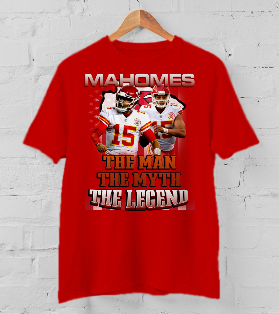 MAHOMES THE MAN THE MYTH THE LEGEND NFL Kansas City Chiefs P504HN6130 T-Shirt