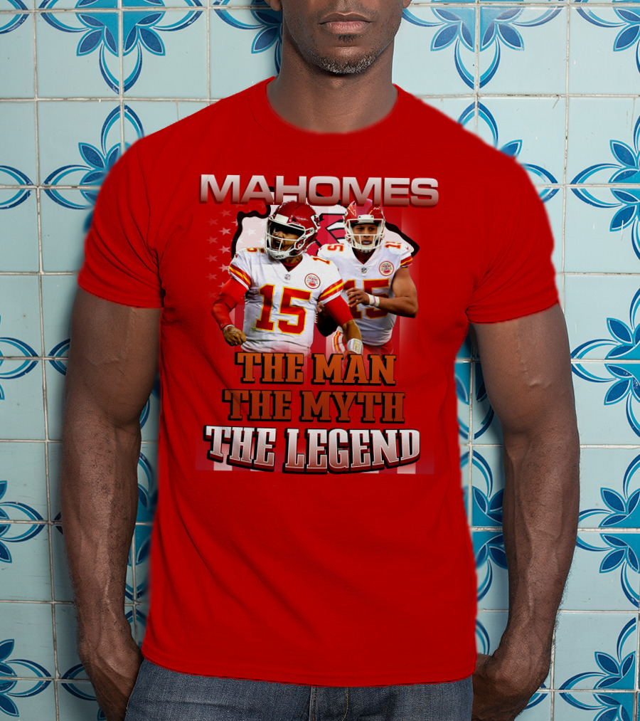 MAHOMES THE MAN THE MYTH THE LEGEND NFL Kansas City Chiefs P504HN6130 T-Shirt