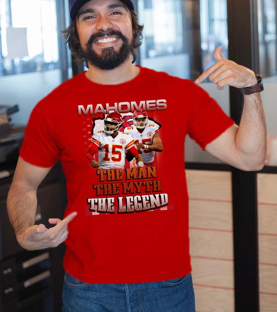 MAHOMES THE MAN THE MYTH THE LEGEND NFL Kansas City Chiefs P504HN6130 T-Shirt