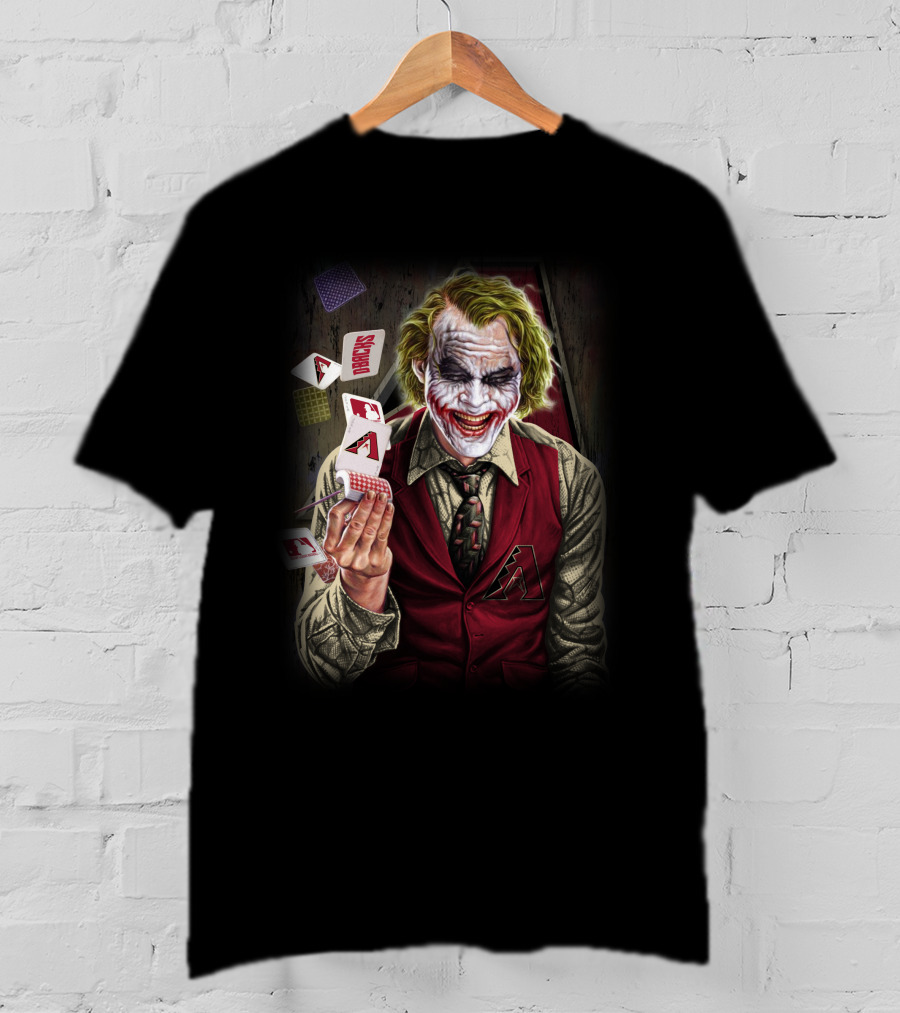 Arizona Diamondbacks Joker Playing Cards T-Shirt