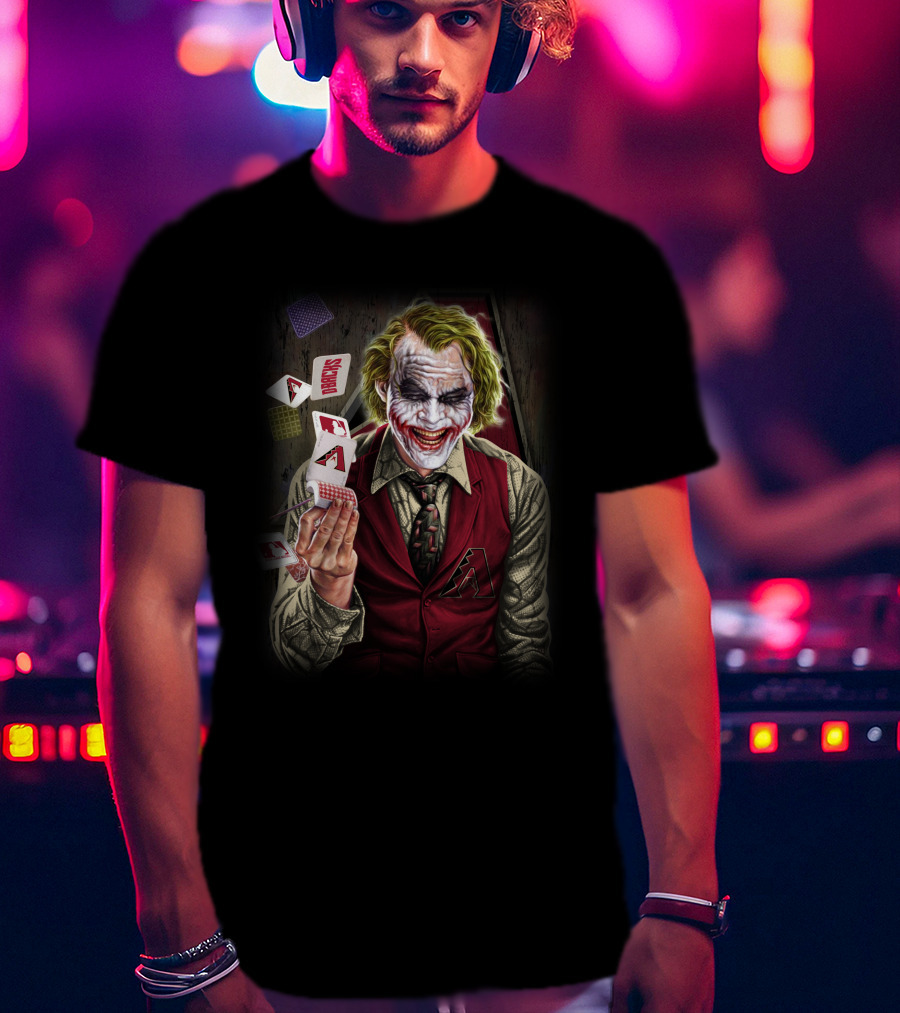 Arizona Diamondbacks Joker Playing Cards T-Shirt