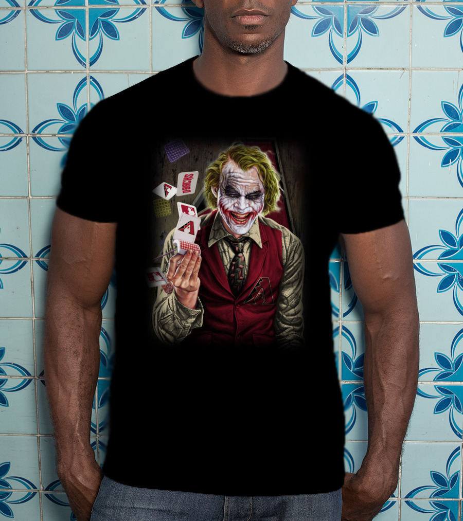 Arizona Diamondbacks Joker Playing Cards T-Shirt