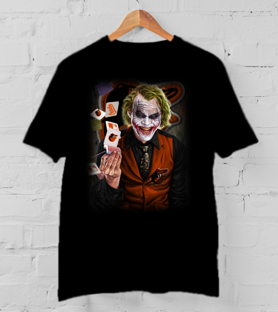 Baltimore Orioles Joker Playing Cards T-Shirt