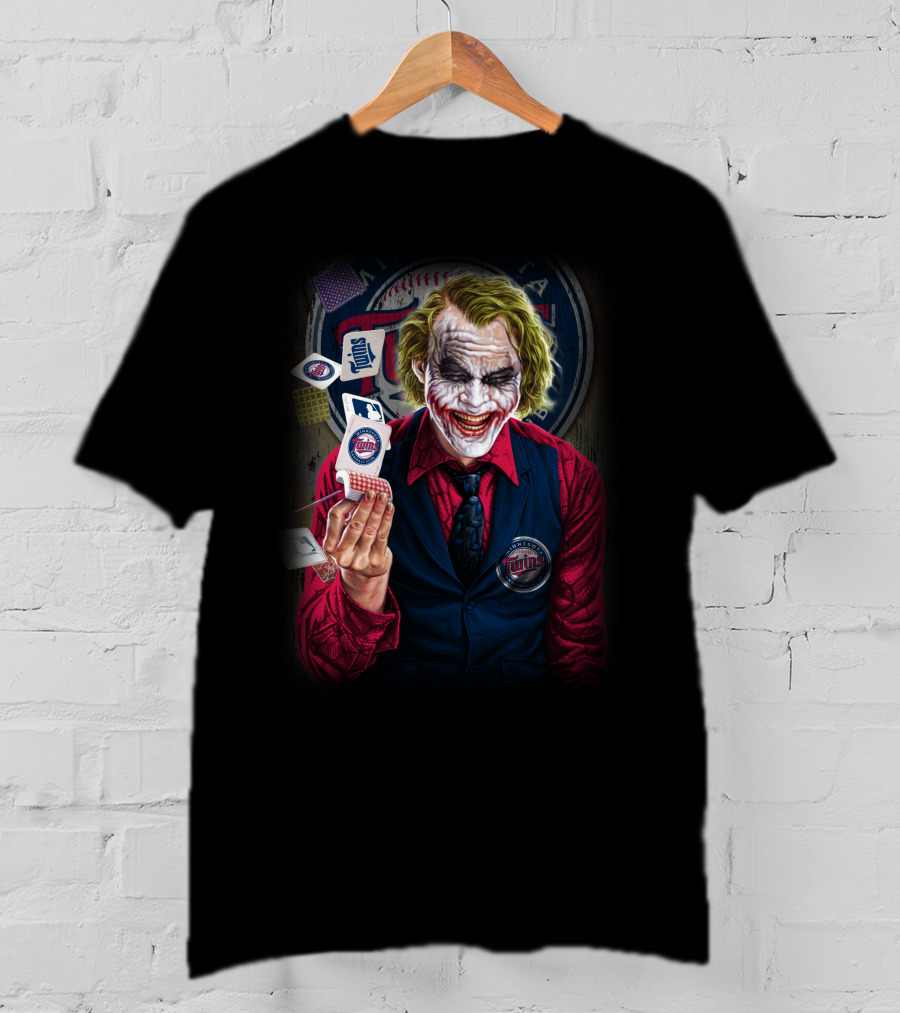 Minnesota Twins Joker MLB Playing Cards T-Shirt