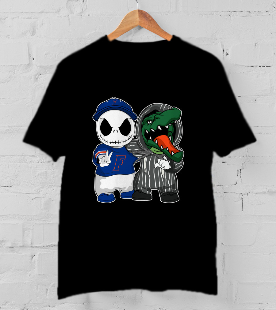 Florida Gators Jack Skellington Nightmare Crossover T-Shirt