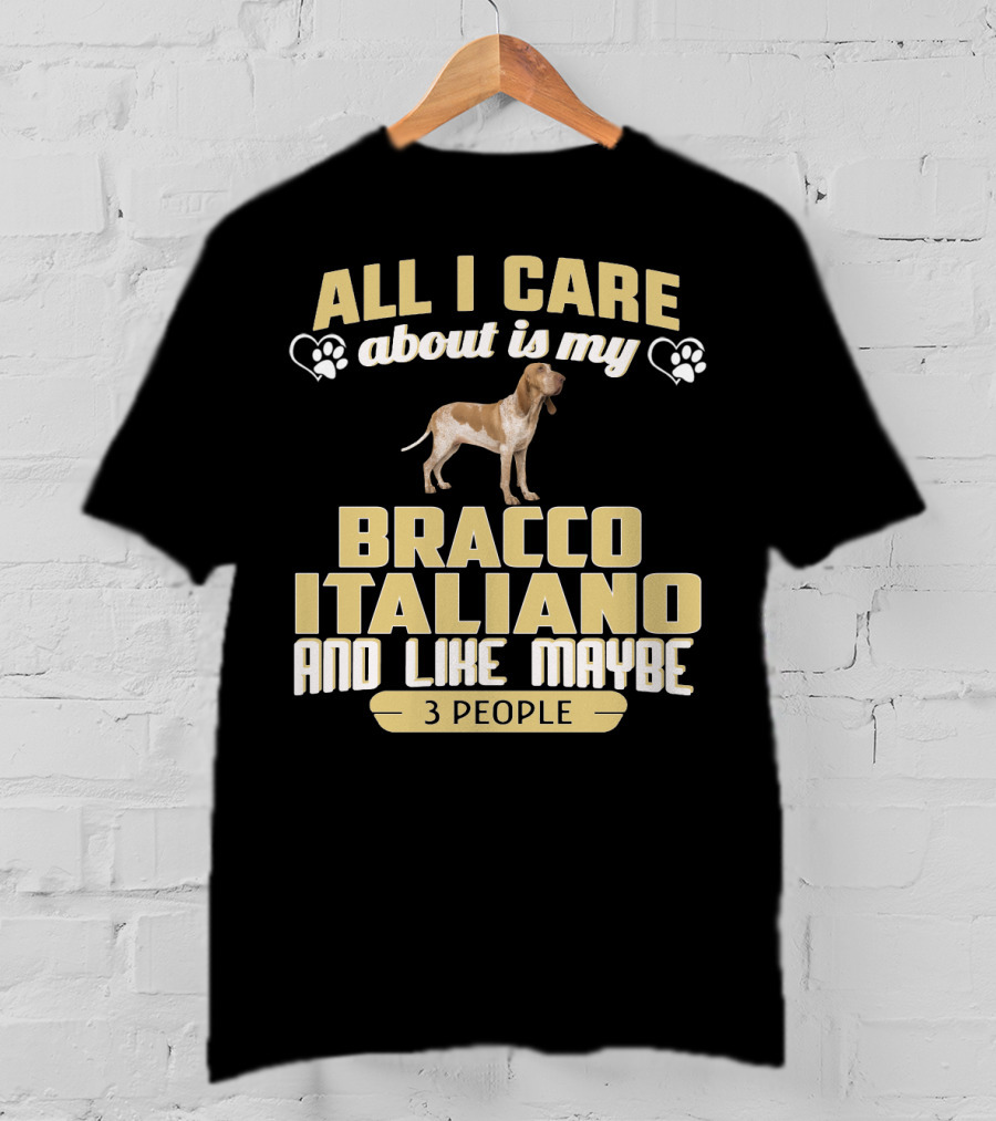 All I Care About Is My Bracco Italiano And Like Maybe 3 People T-Shirt