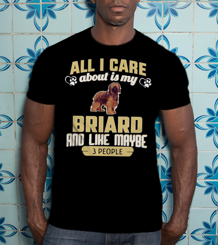 All I Care About Is My Briard And Like Maybe 3 People T-Shirt