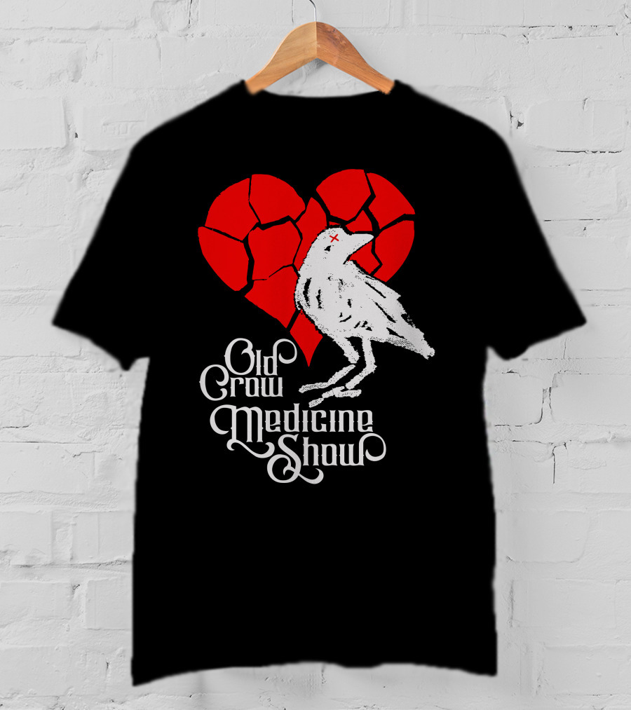 Old Crow Medicine Show Broken Heart Crow T-Shirt
