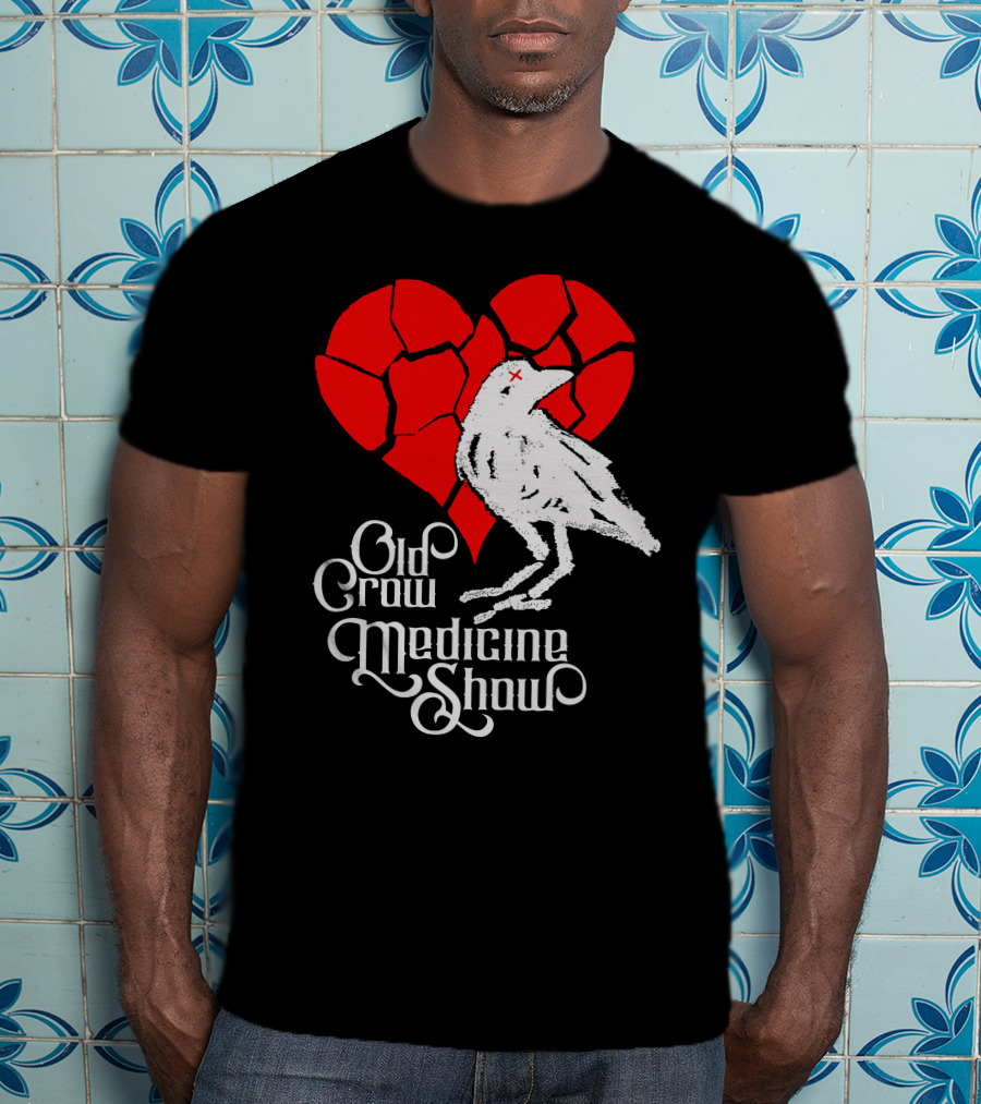Old Crow Medicine Show Broken Heart Crow T-Shirt