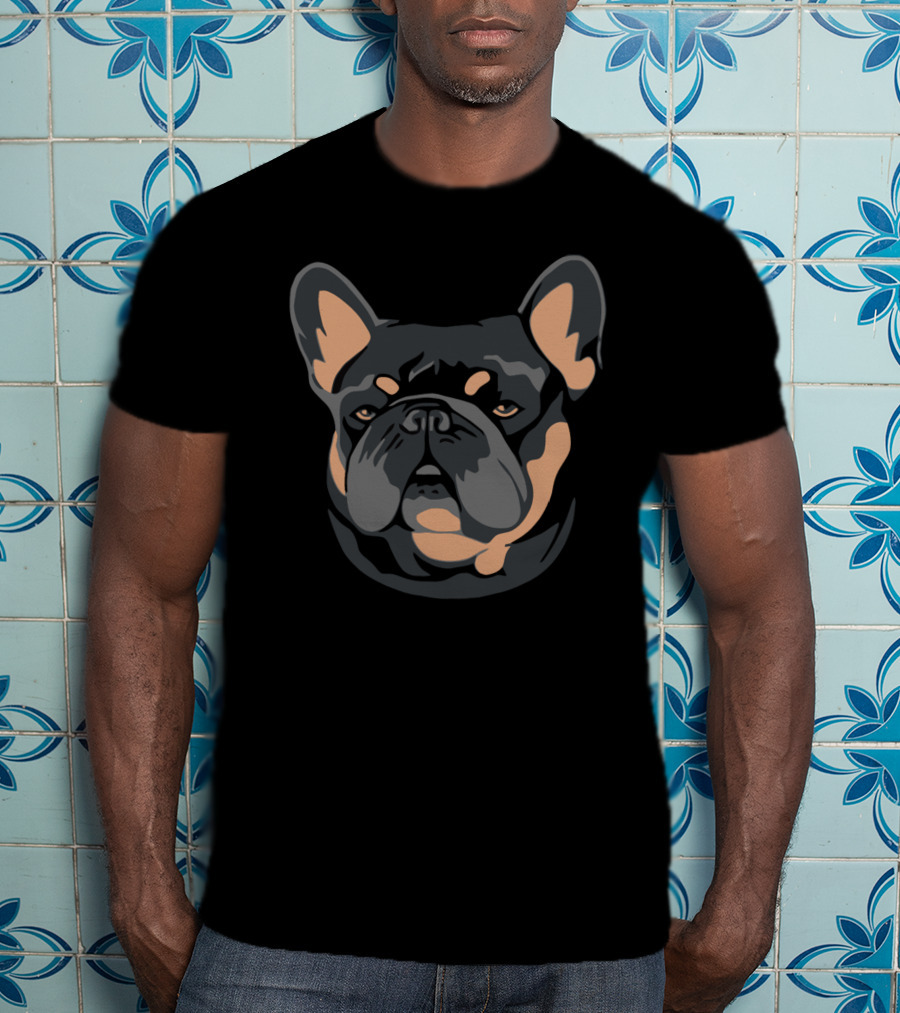 Blue And Tan French Bulldog T-Shirt
