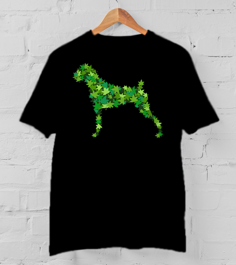 Boxer Dog Leaf T-Shirt