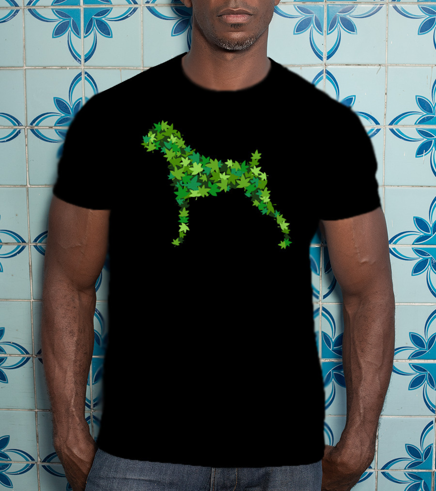 Boxer Dog Leaf T-Shirt