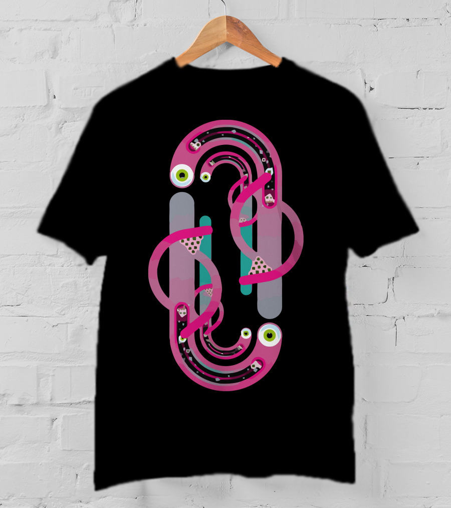 Crazy Dope Funky Abstract Eyeball T-Shirt