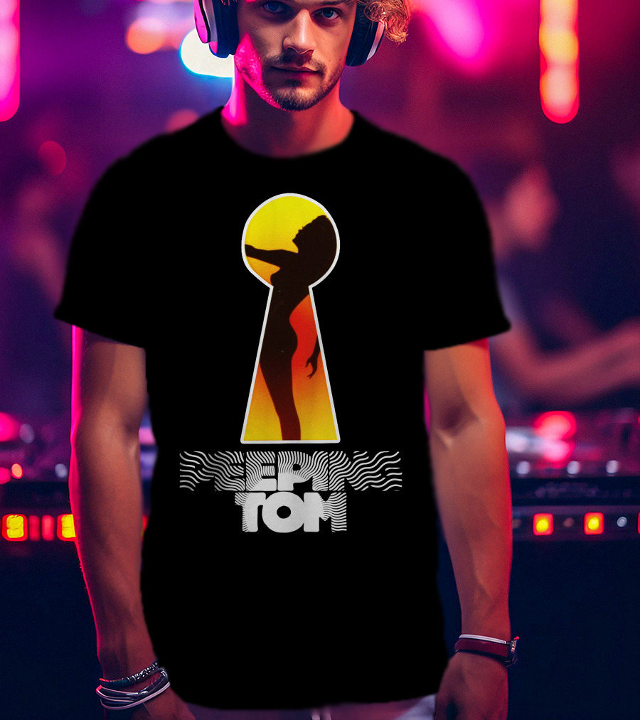 Peeping Tom 2006 Keyhole Silhouette Sunset T-Shirt