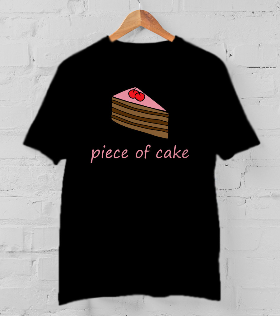 Piece Of Cake Slice With Cherries T-Shirt