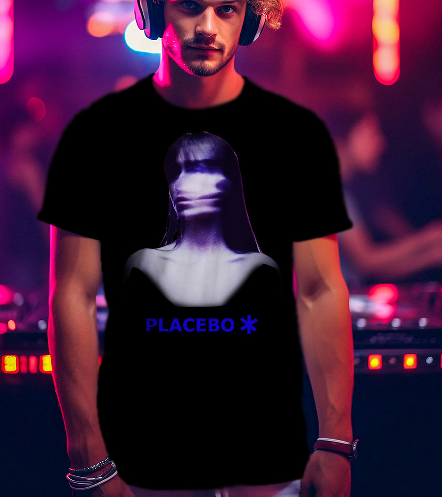 PLACEBO Purple Blur Girl T-Shirt