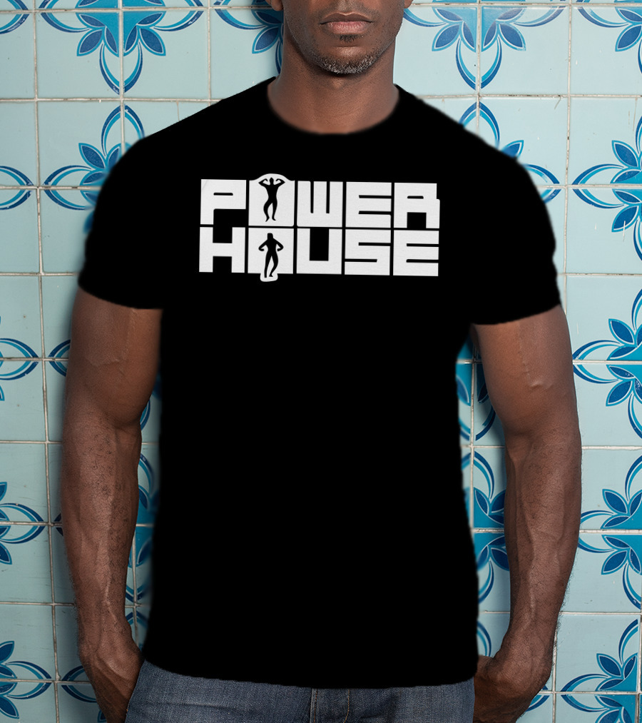 Power House Bodybuilding Silhouette Fitness Lifestyle T-Shirt