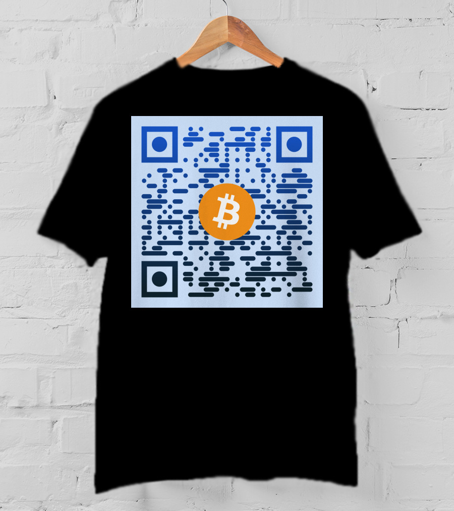 QR Code Bitcoin T-Shirt