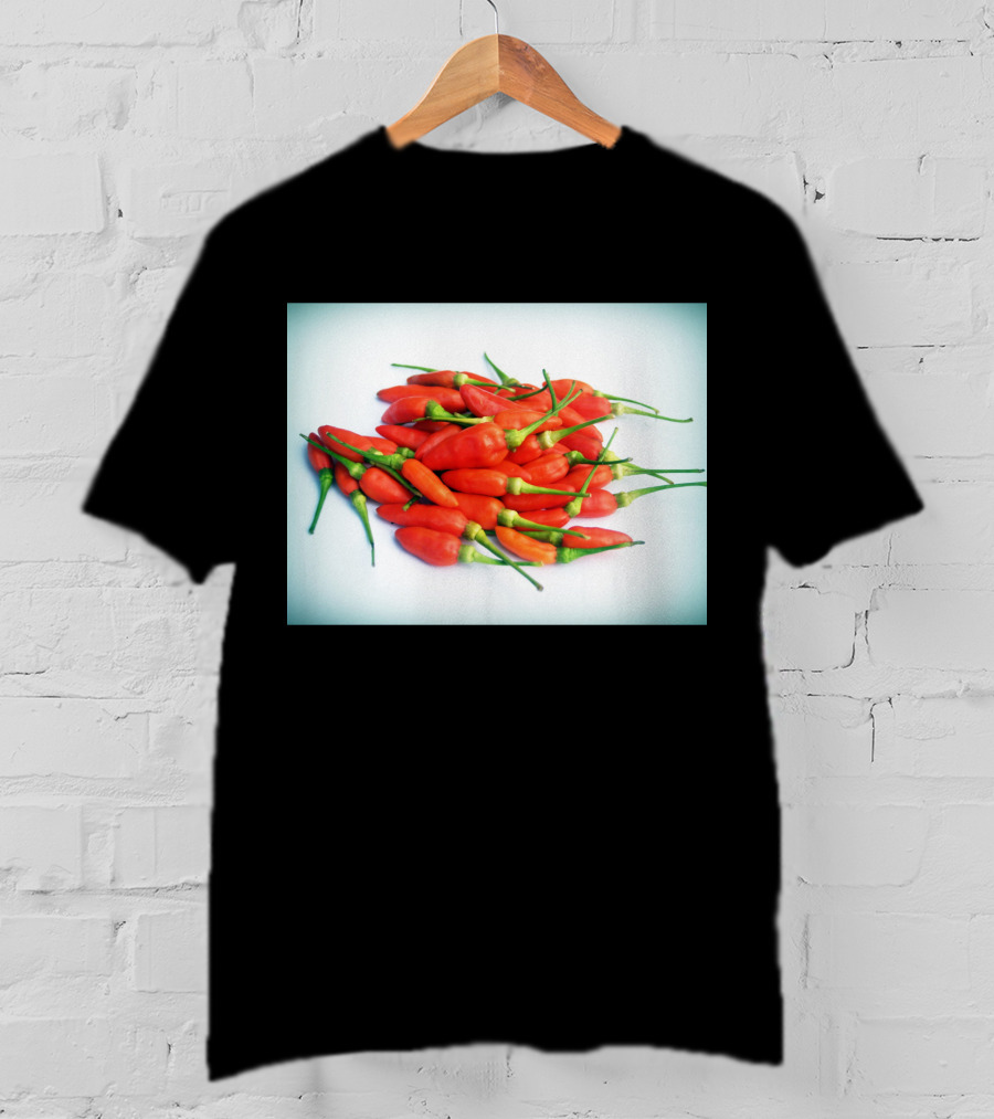 Red Chilli Peppers Abundance Hot And Spicy T-Shirt